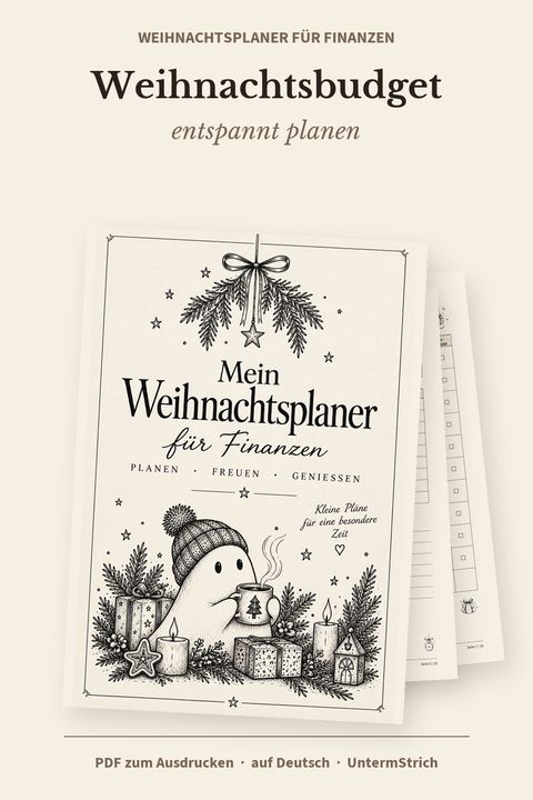 Titelseite: Weihnachtsplaner Finanzen